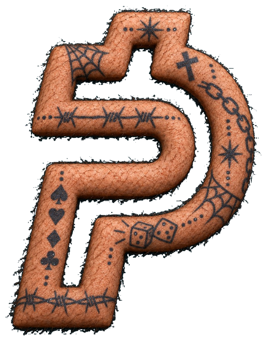 Tattoo Paid tattoo-styled emblem